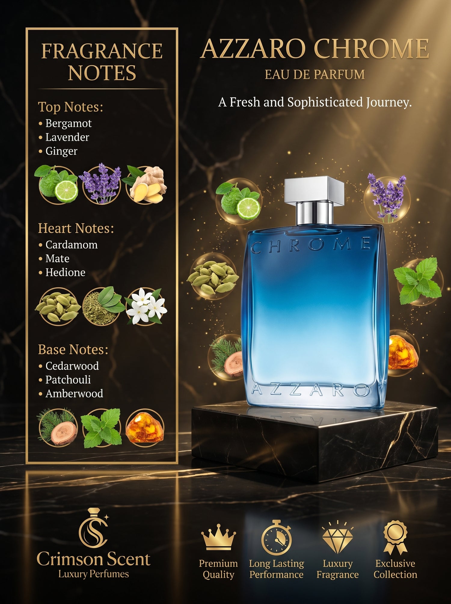 Azzaro Chrome EDP 100 M