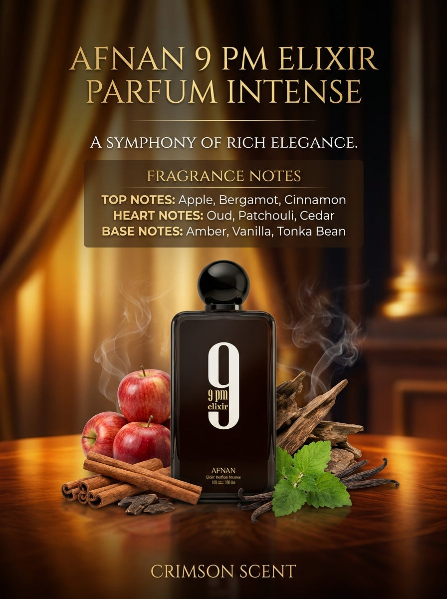 Afnan 9 Pm Elixir Parfum Intense 100 Uni