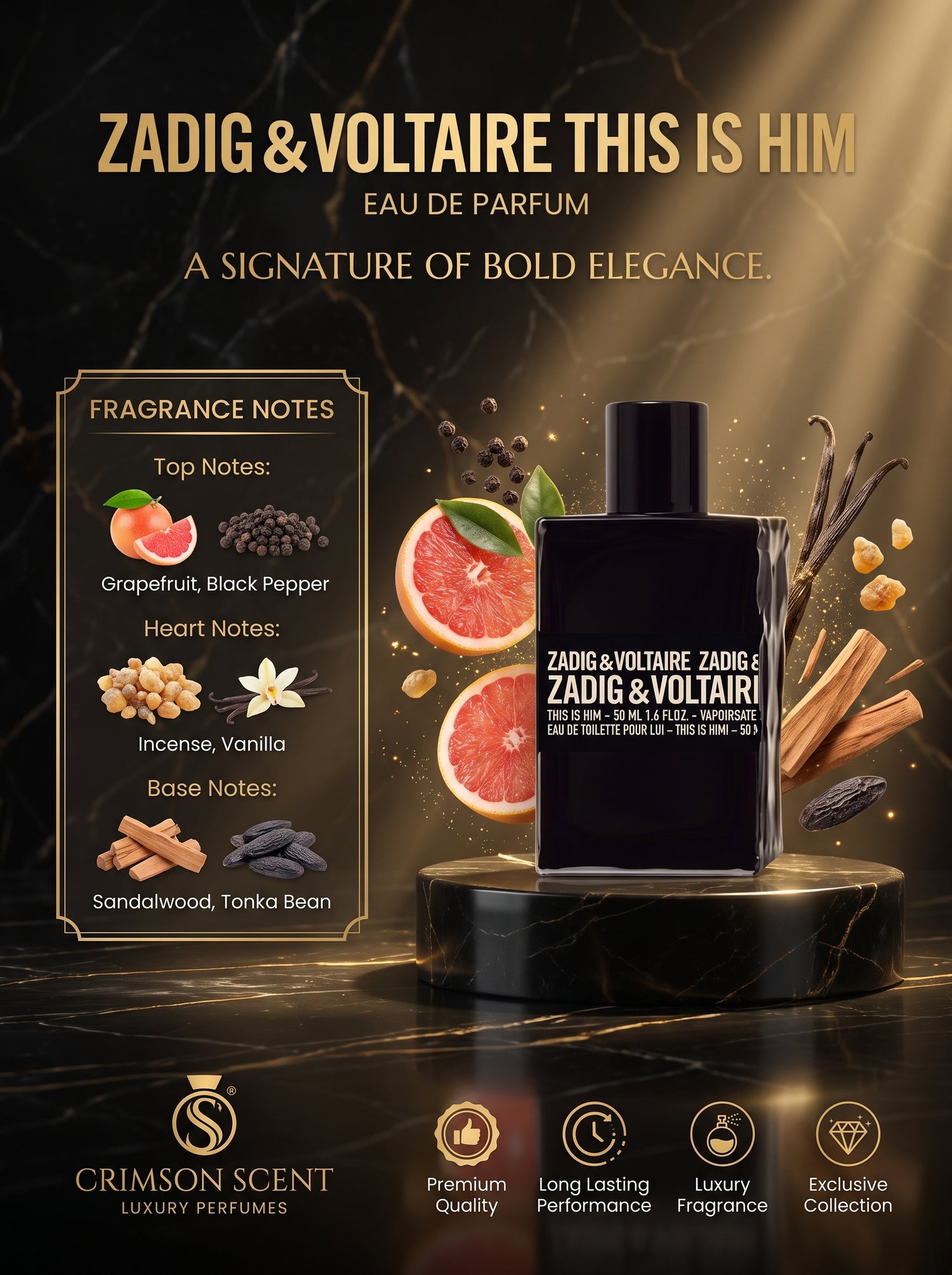 Zadig Voltaire This Is Him EDT 100 M