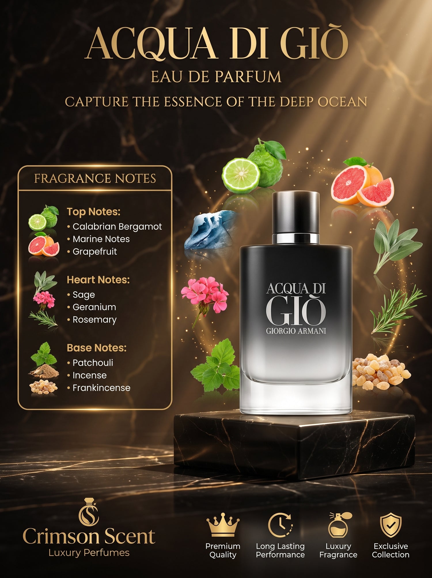 Armani Acqua Di Gio Parfum 125 M