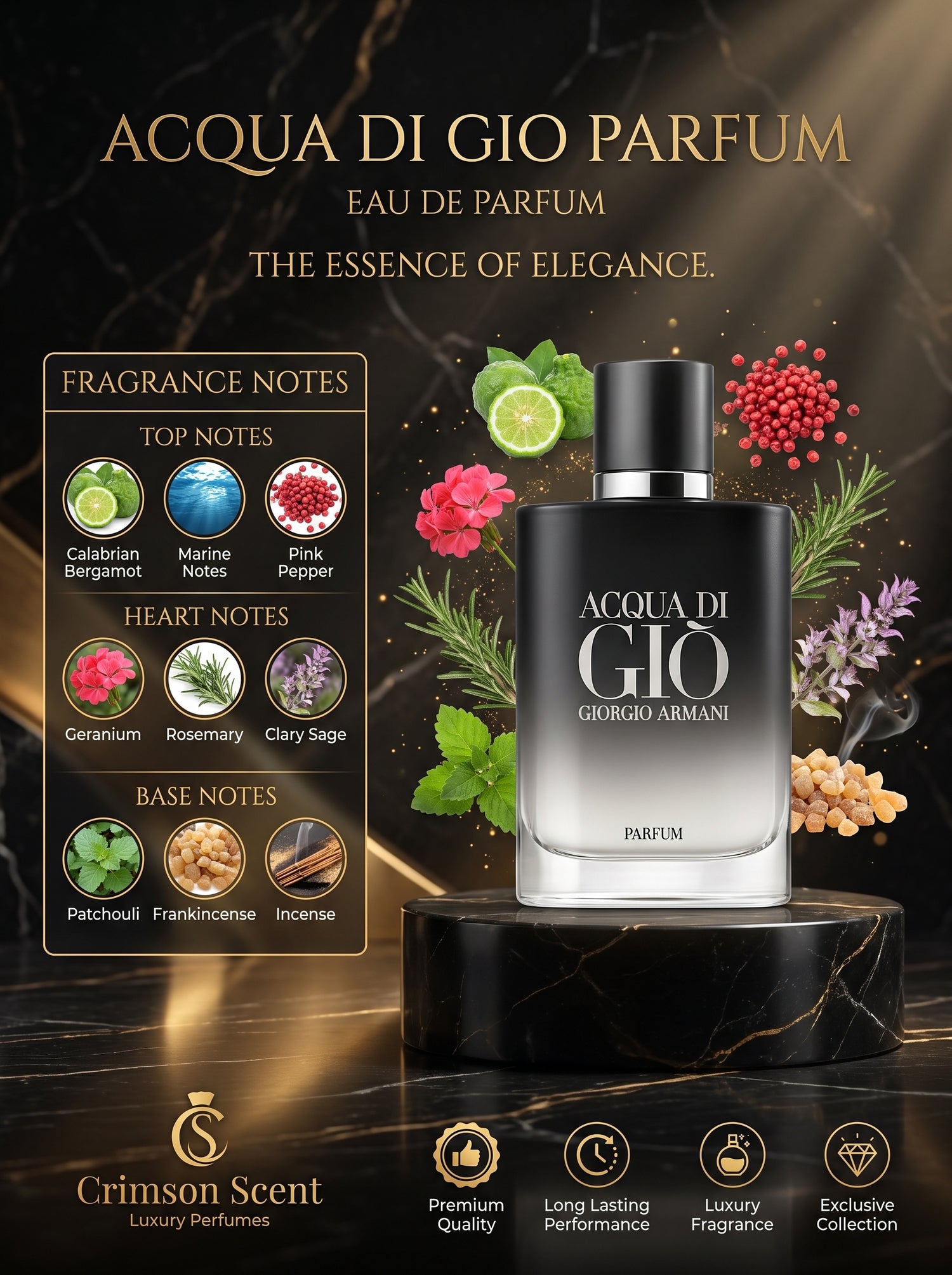Armani Acqua Di Gio Parfum 100 M