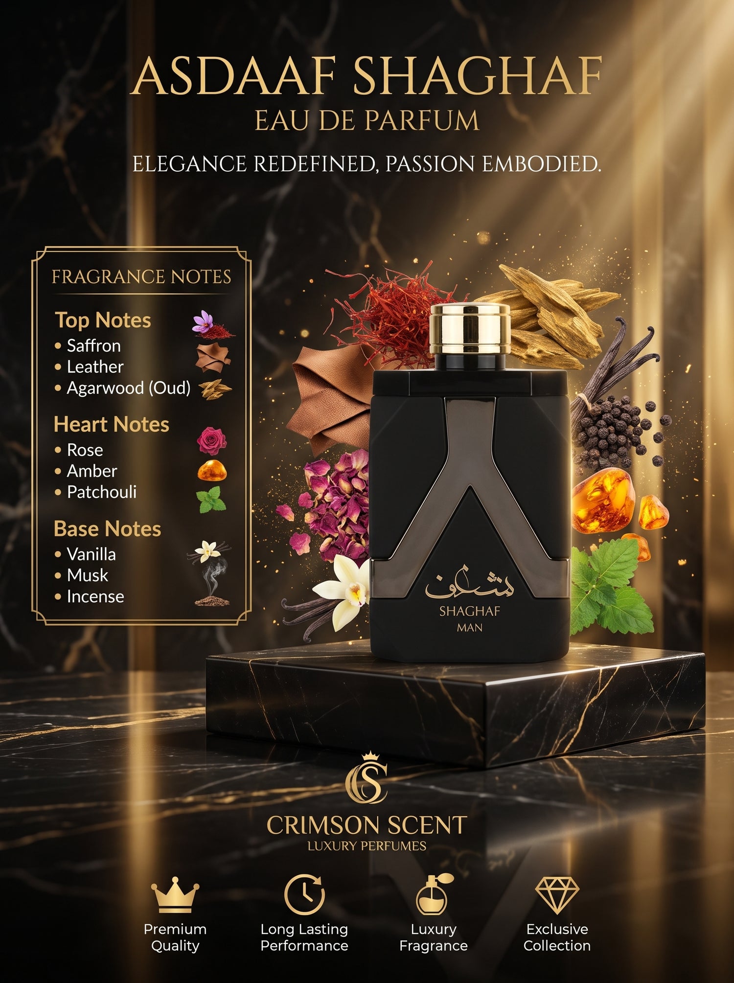 Asdaaf Shaghaf EDP 100 M