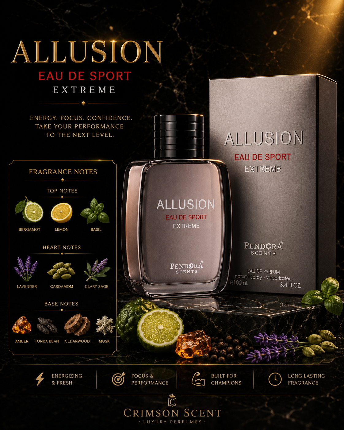 Pendora Scents Allusion Sport Extreme EDP 100 M