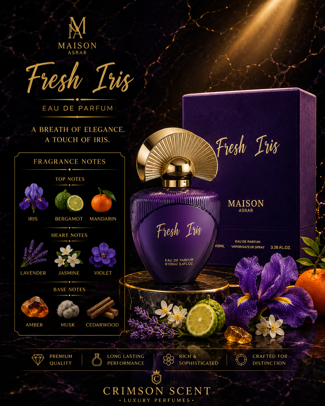 Maison Asrar Fresh Irish EDP 100 M