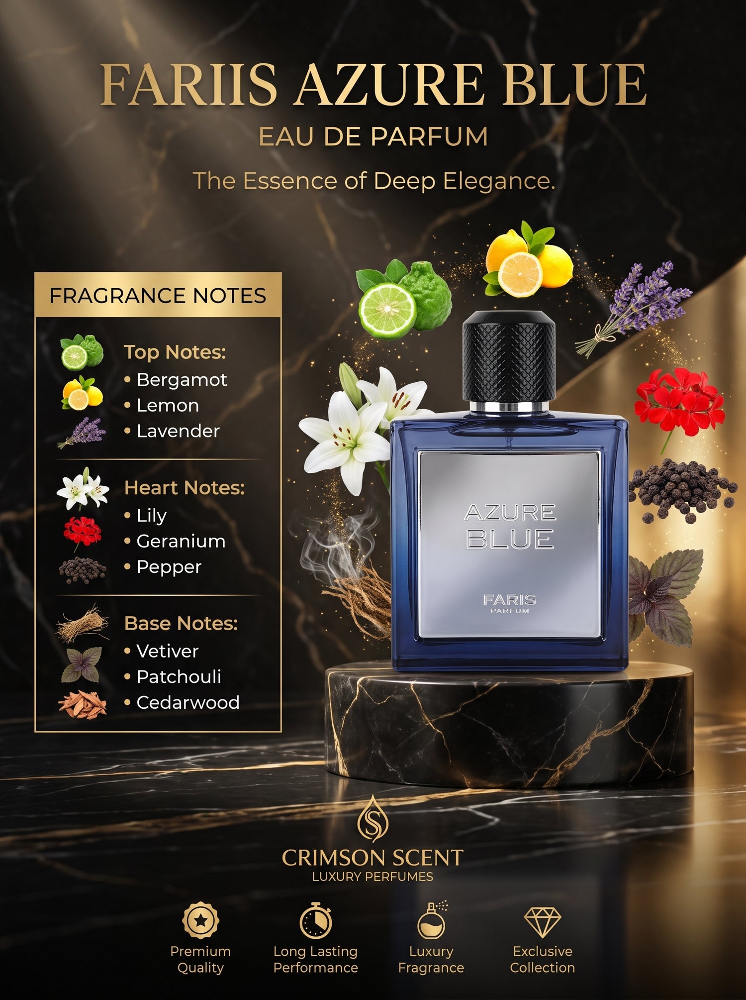 Fariis Azure Blue EDP 100 M