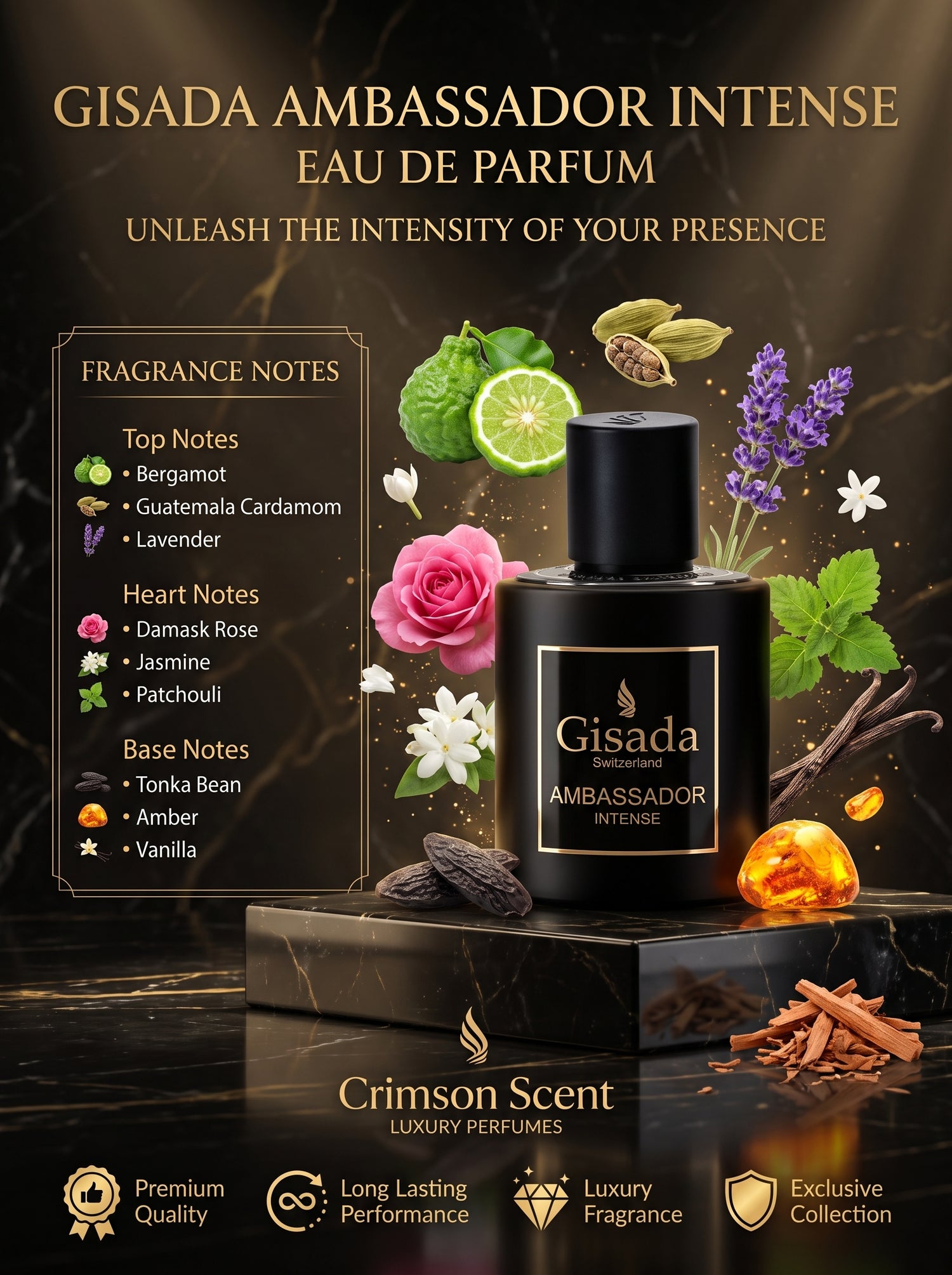 Gisada Ambassador Intense EDP 100 M
