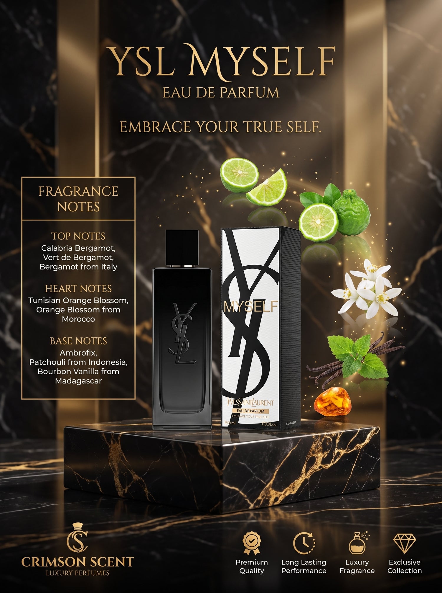 Y.S.L MYSELF EDP 100 M